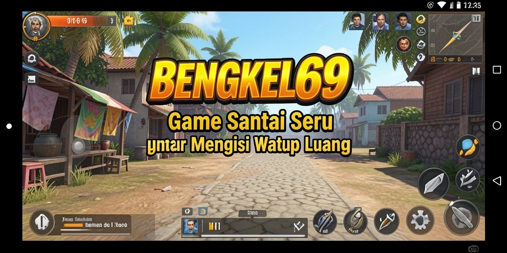 Tampilan gameplay seru dari BENGKEL69 yang memukau.