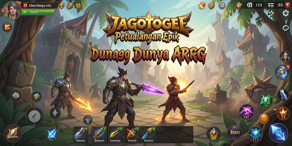 Tampilan gameplay JAGOTOGEL yang menakjubkan dalam aksi ARPG.