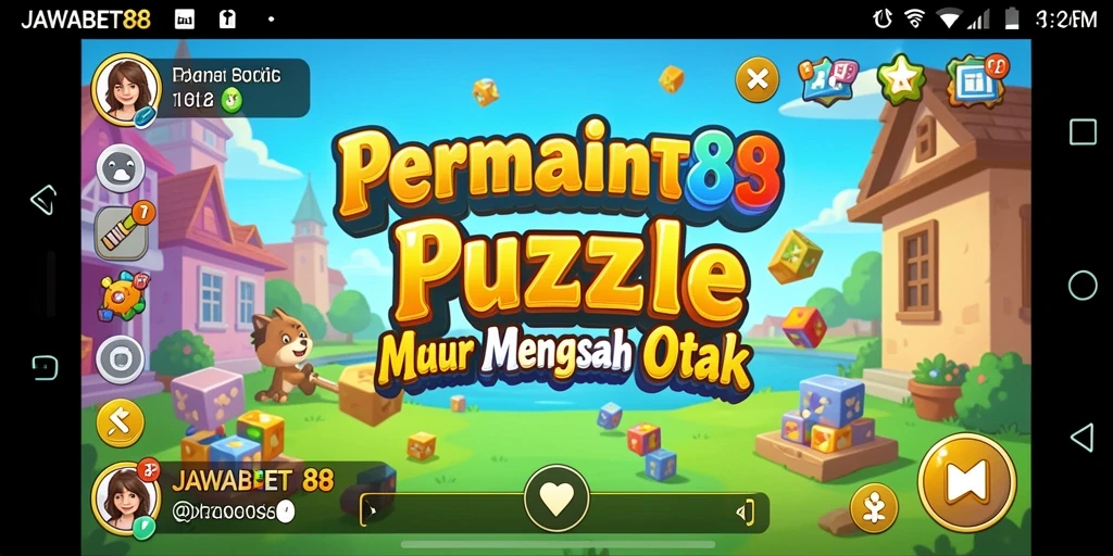 Screenshot JAWABET88 menampilkan gameplay puzzle yang seru dan menantang.
