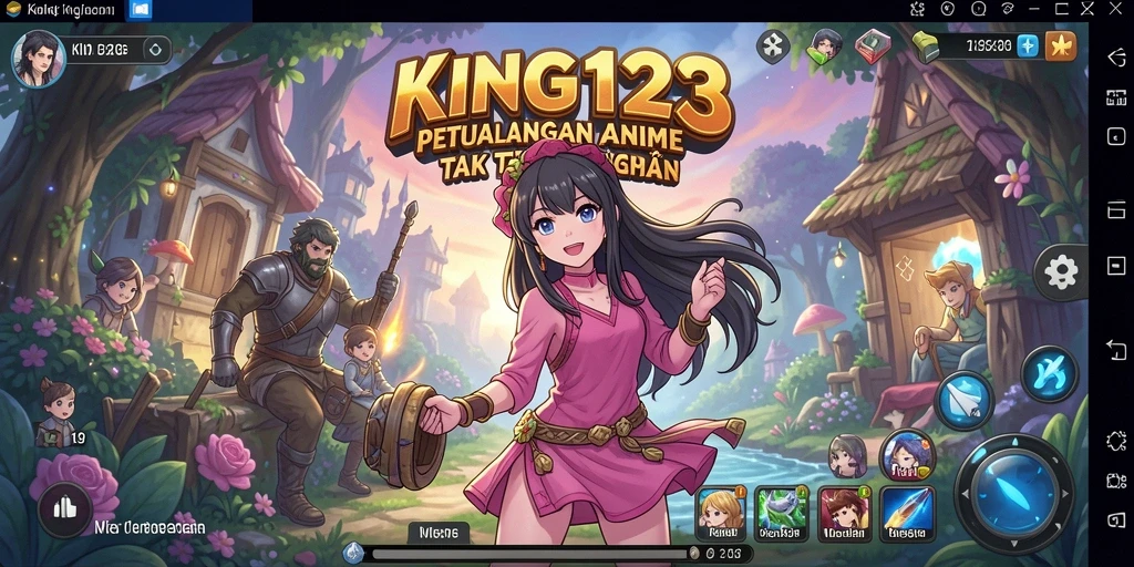 Tampilan gameplay yang menarik dan penuh aksi dari KING123.