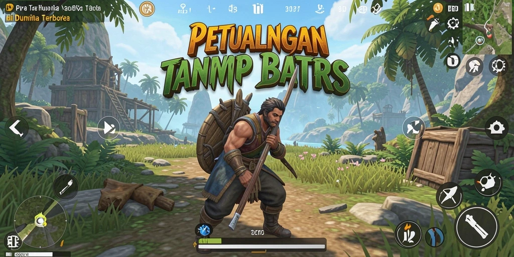 Tampilan gameplay PP7 yang menakjubkan dalam dunia terbuka.
