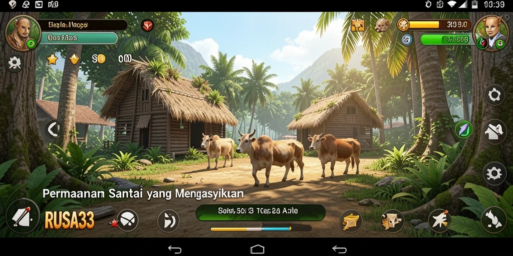 Tampilan gameplay RUSA33 yang mengasyikkan dan penuh warna.