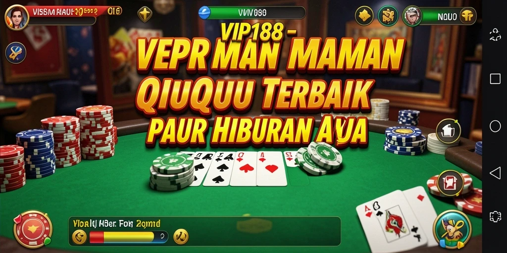 Tampilan gameplay menarik dalam aplikasi QiuQiu VIP188.